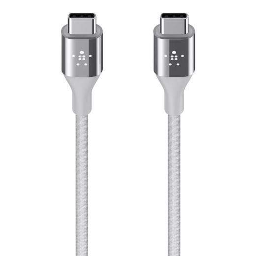 Кабель BELKIN MIXIT DuraTek USB-C to USB-C (1.2m) Silver