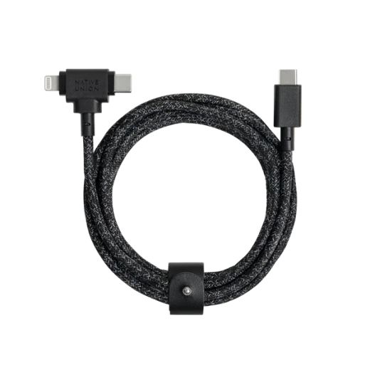 Кабель Native Union Belt Cable Duo 1.5m USB-C | Lightning Cosmos