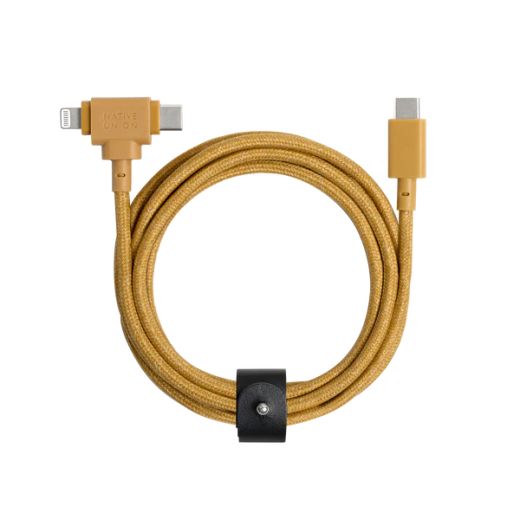 Кабель Native Union Belt Cable Duo 1.5m USB-C | Lightning Kraft