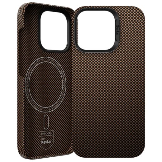 Карбоновий чохол Benks ArmorTint Kevlar Case DawnLight Gold для iPhone 16 Plus