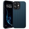 Карбоновый чехол Benks ArmorTint Kevlar Case StarLight Blue для iPhone 16