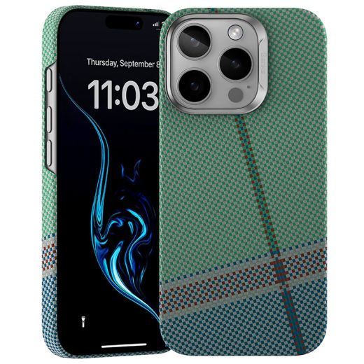 Карбоновий чохол Benks PassionGreen ArmorAir Kevlar Case для iPhone 16 Pro