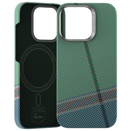 Карбоновий чохол Benks PassionGreen ArmorAir Kevlar Case для iPhone 16 Pro