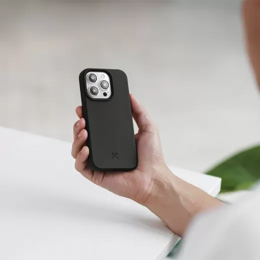 Еко чохол Woodcessories Bio Sustainable MagSafe Case Black для iPhone 15 Pro Max