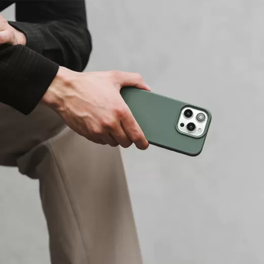 Эко чехол Woodcessories Bio Sustainable MagSafe Case Night Green для iPhone 15 Pro Max