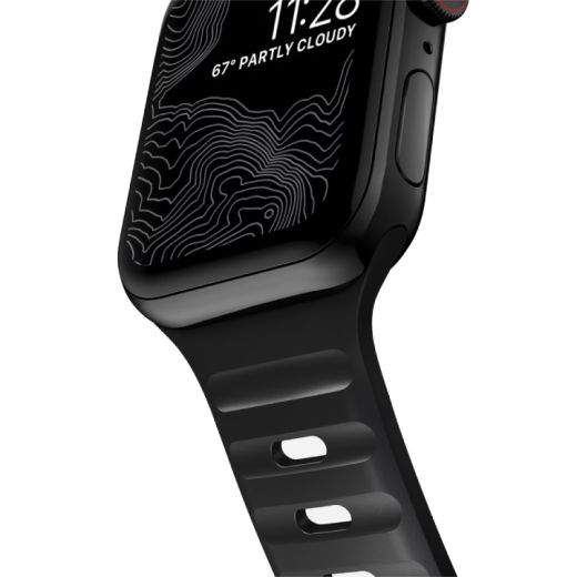 Силіконовий ремінець CasePro Sport Band Black для Apple Watch 41мм | 40мм