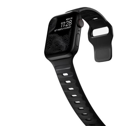 Силіконовий ремінець CasePro Sport Band Black для Apple Watch 49мм | 45мм | 44мм