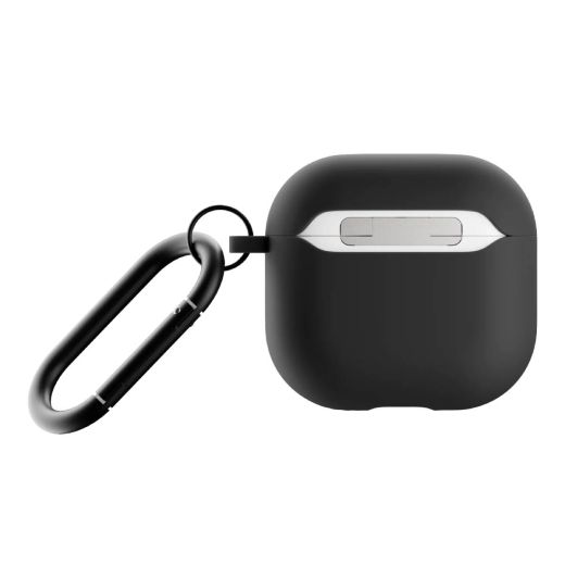 Силиконовый чехол с карабином Native Union Active Black для AirPods 4 (2024) (ACTCSE-BLK-AP4)
