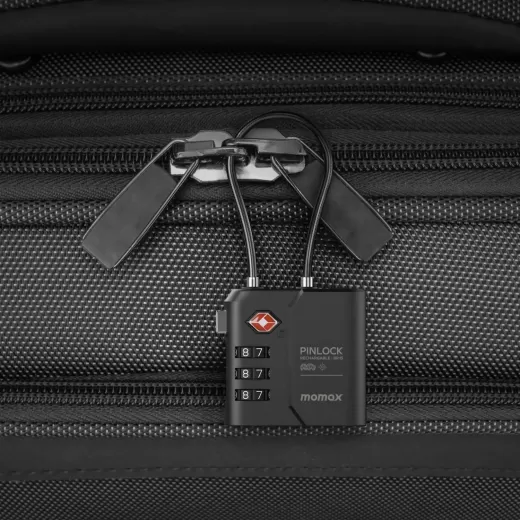 Умный замок для багажа Momax PinLock Find My Locator with TSA Padlock Sandstone