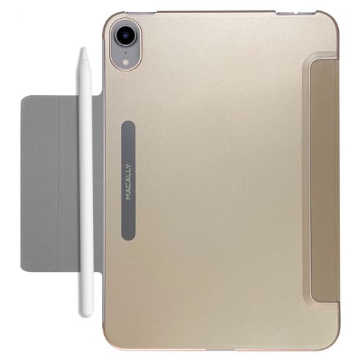 Чохол-книжка Macally Protective case and stand Gold для iPad mini 6 (2021) (BSTANDM6-GO)