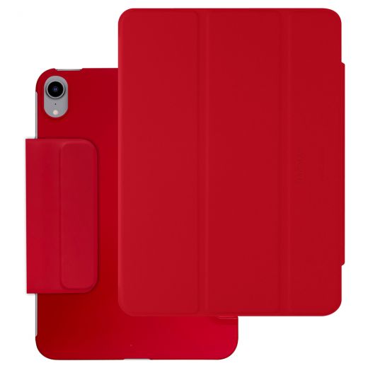 Чехол-книжка Macally Protective case and stand Red для iPad mini 6 (2021) (BSTANDM6-R)