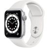 Б/У Apple Watch Series 6 GPS 40mm Silver Aluminum Case with White Sport Band (MG283) (5+)