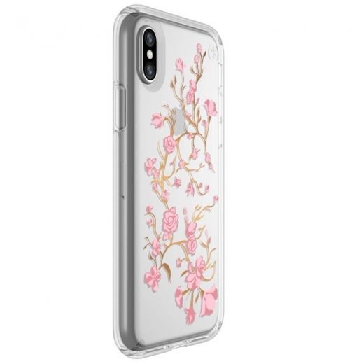 Чохол Speck Presidio Golden Blossoms Pink/Clear (SP-103136-5754) для iPhone X