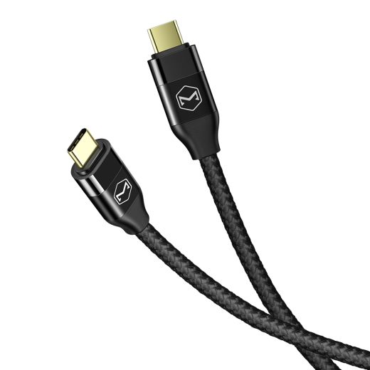 Кабель Mcdodo Gold Plated 5A 20V 100W PD USB-C to USB-C Cable Black (CA-713)