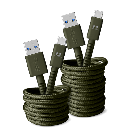 Кабель Fresh 'N Rebel Fabriq USB-C Cable 1,5m Army (2CCF150AR)