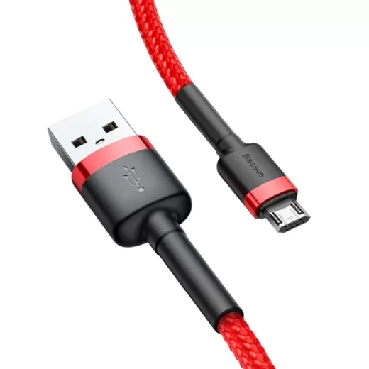 Кабель Baseus Cafule USB-A to Micro-USB 1m Red (CAMKLF-B09)