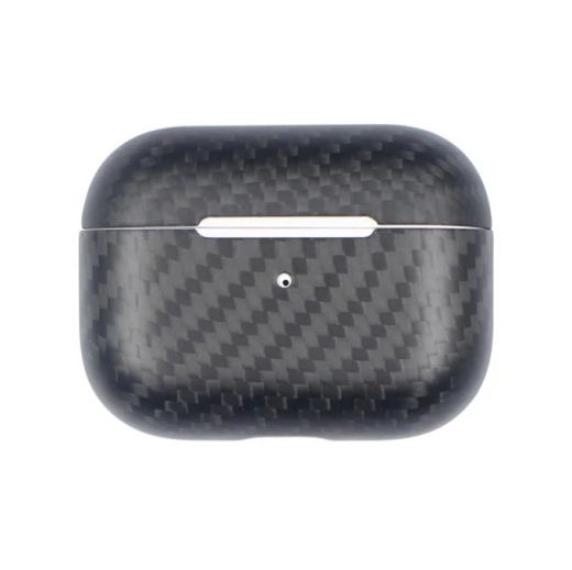 Карбоновый чехол CasePro Carbon Case Matte Black для AirPods Pro