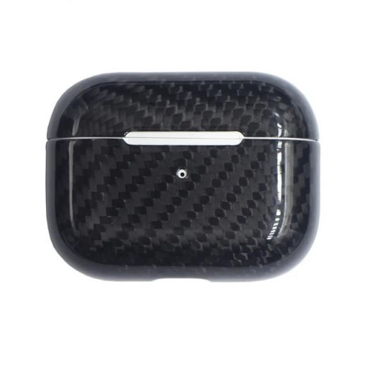 Карбоновый чехол CasePro Carbon Case Black для AirPods Pro