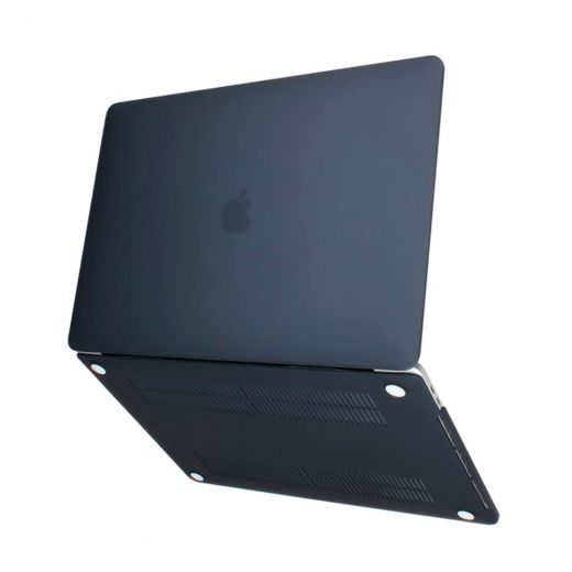 Пластиковый чехол CasePro Soft Touch Black для MacBook Air 13" (M1 | 2020 | 2019 | 2018)