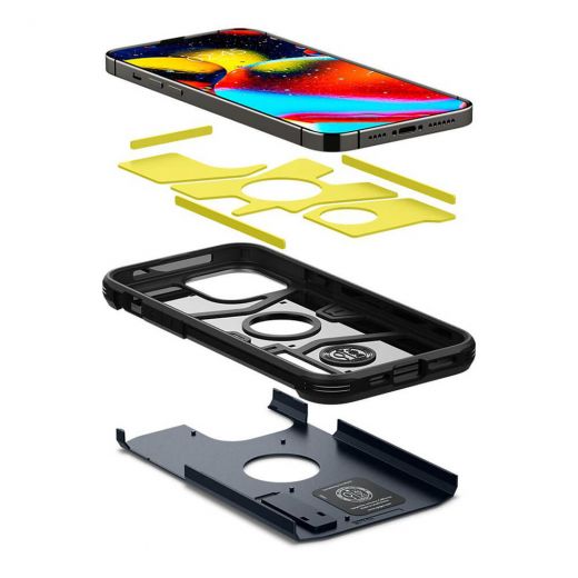Чехол Spigen Case Tough Armor Metal Slate для iPhone 13 Pro Max (ACS03223)