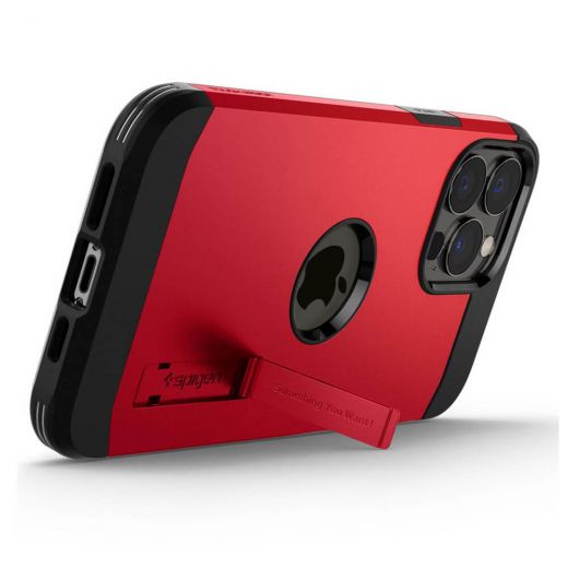 Чехол Spigen Case Tough Armor Red для iPhone 13 Pro Max (ACS03224)