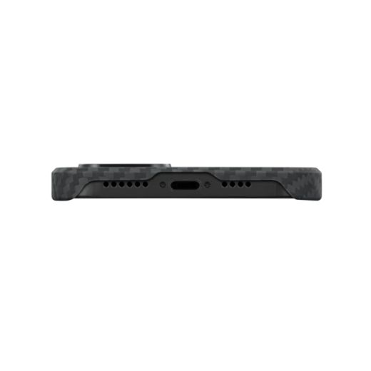 Карбоновий чохол Pitaka MagEZ Case 3 1500D Black/Grey (Twill) для iPhone 14 (KI1401)