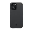 Карбоновый чехол Pitaka MagEZ Case 3 600D Black/Grey (Twill) для iPhone 14 Pro (KI1401PA)
