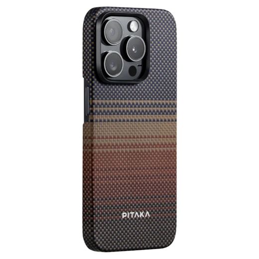 Карбоновый чехол Pitaka MagEZ Case 5 Sunset для iPhone 15 Pro Max (KI1501SUM)