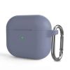 Силіконовий чохол з карабіном CasePro Protective Silicone Case Lavender для AirPods 3