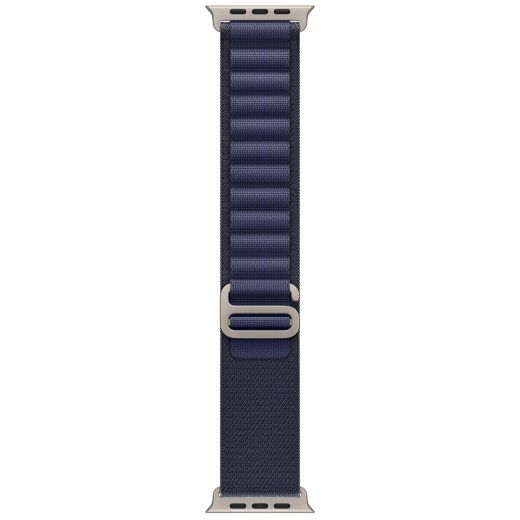 Ремешок CasePro Alpine Loop  Navy Natural Titanium Finish для Apple Watch 42мм | 41мм | 40мм