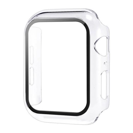 Чехол с защитным стеклом CasePro Transparent для Apple Watch 7 45mm
