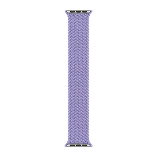 Ремешок CasePro Braided Solo Loop English Lavender Size M для Apple Watch 45mm | 44mm | 42mm