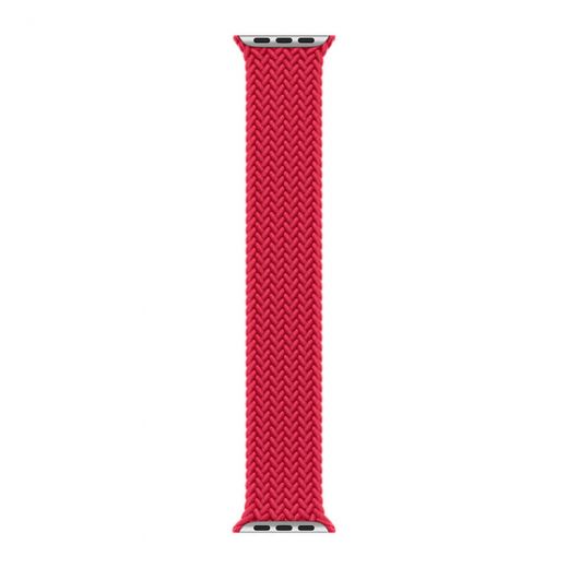 Ремінець CasePro Braided Solo Loop Red Size L для Apple Watch 45 mm | 44 mm | 42 mm