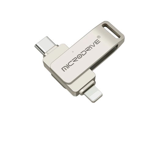 Флешка CasePro Dual Flash Stick 2-in-1 USB-C Lightning 512GB Silver