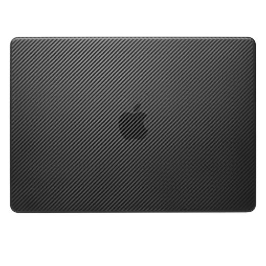 Чохол-накладка CasePro Carbon Fiber Black для MacBook Air13.6" M2 | M3 (2023 | 2024)