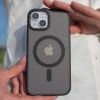 Чехол CasePro Frosted with MagSafe Black для iPhone 15
