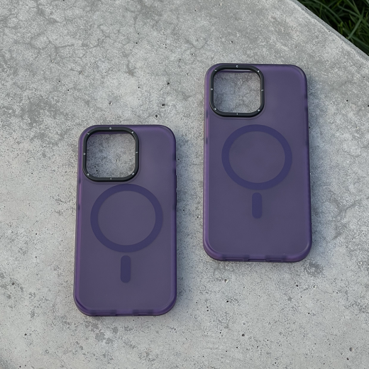 Чохол CasePro Frosted with MagSafe Purple для iPhone 14