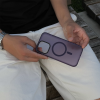 Чехол CasePro Frosted with MagSafe Purple для iPhone 14