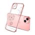 Чехол CasePro Glitter Plating Floral Case Pink для iPhone 13 mini