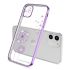 Чехол CasePro Glitter Plating Floral Case Purple для iPhone 13 Pro Max