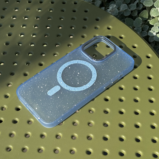 Чехол CasePro Grosh with MagSafe Blue для iPhone 14 Pro Max