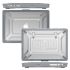 Противоударный чехол с подставкой CasePro Hard Shell Case Grey для MacBook Air 13.6" M2 | M3 (2023 | 2024)