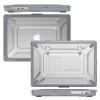 Противоударный чехол с подставкой CasePro Hard Shell Case Grey для MacBook Pro 16" (2021 | 2022 | 2023  M1 | M2 | M3)