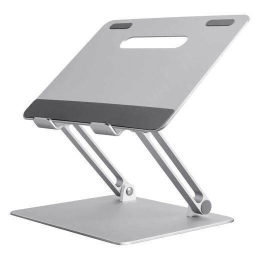 Алюминиевая подставка CasePro Laptop Stand with Air-cooled Ventilated Silver для MacBook