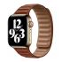 Шкіряний ремінець CasePro Leather Link Brown для Apple Watch 45mm | 44mm | 42mm