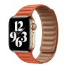 Шкіряний ремінець CasePro Leather Link Orange для Apple Watch 45mm | 44mm | 42mm