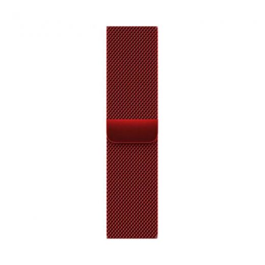 Металлический ремешок CasePro Milanese Loop Red для Apple Watch 45mm | 44mm | 42mm
