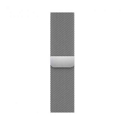 Металевий ремінець CasePro Milanese Loop Silver для Apple Watch 45mm | 44mm | 42mm