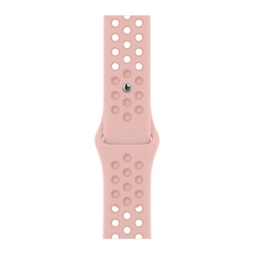 Силиконовый ремешок CasePro Nike Sport Band Pink Oxford | Rose Whisper для Apple Watch 45mm | 44mm | 42mm