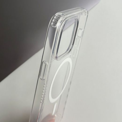Чохол CasePro Protected Transparent Crystal для iPhone 15 Pro